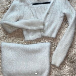 Super cute pastel fuzzy 2 piece set